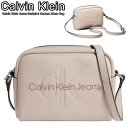 カルバンクライン ショルダーバッグ Calvin Klein Jeans Sculpted Camera Mono Bag ロゴ バッグ Rose Dust ピ...