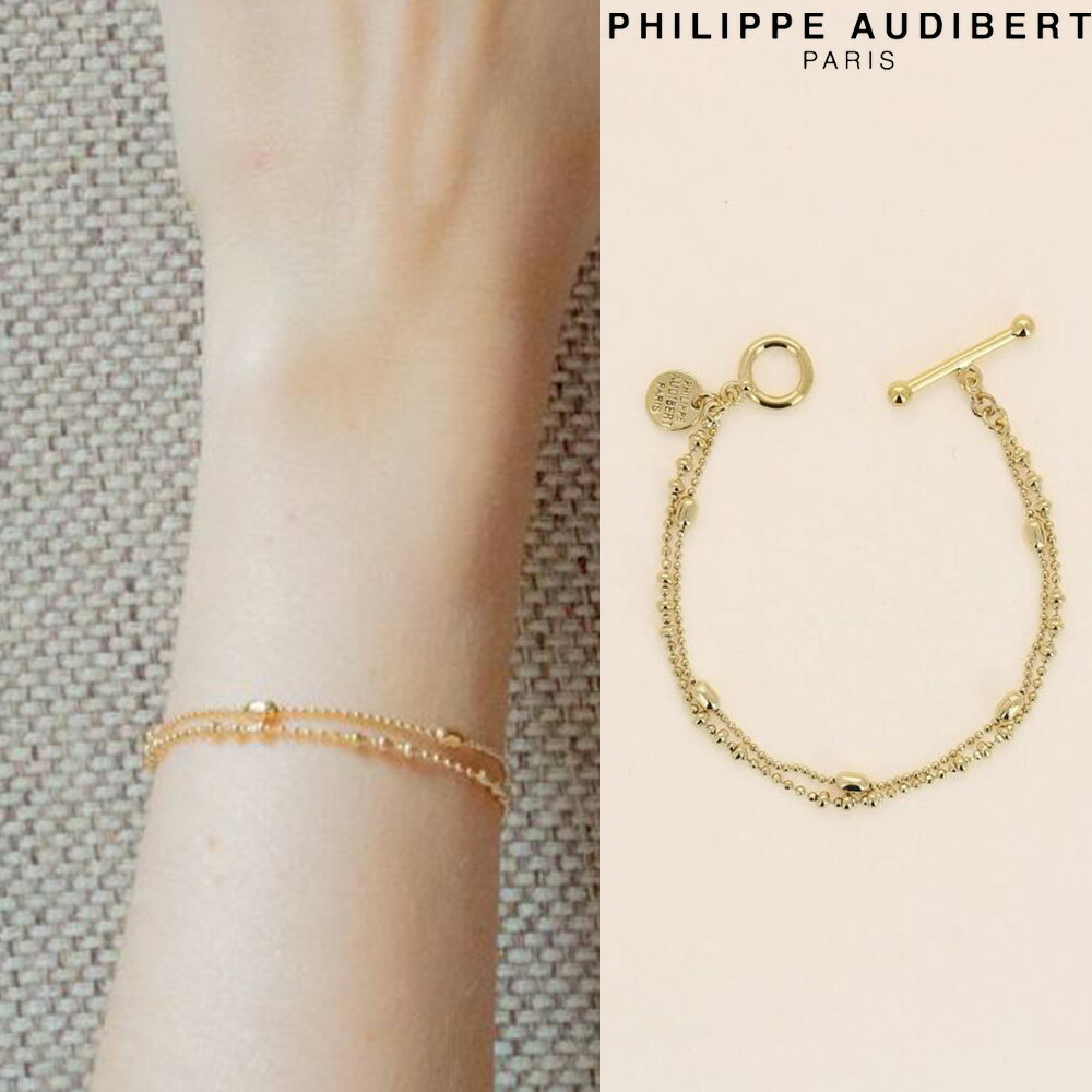 フィリップ オーディベール フィリップ オーディベール Philippe Audibert 24K BRACELET WALLAS ワラス ブレスレット ゴールド PhilippeAudibert レディース[アクセサリー]