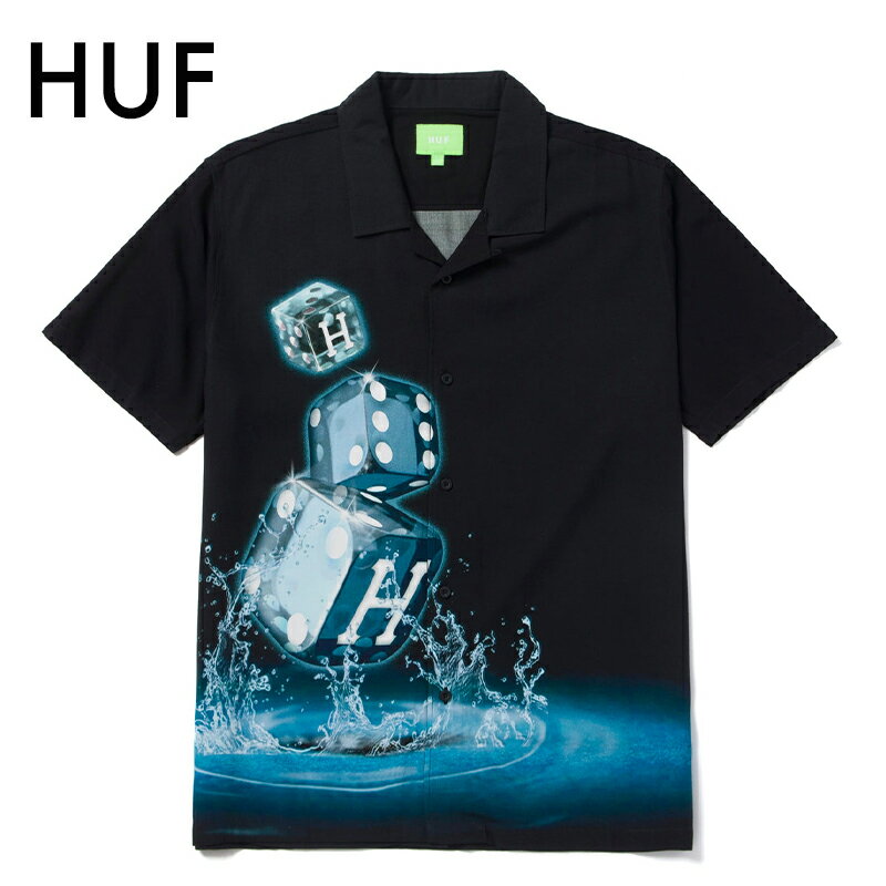 nt Vc HUF ][gVc  DICE WOVEN TOP Vc J ubN _CX gbvX XP[^[ Xg[gn XP[g{[h lC Y Ki BU00155 [ߗ]