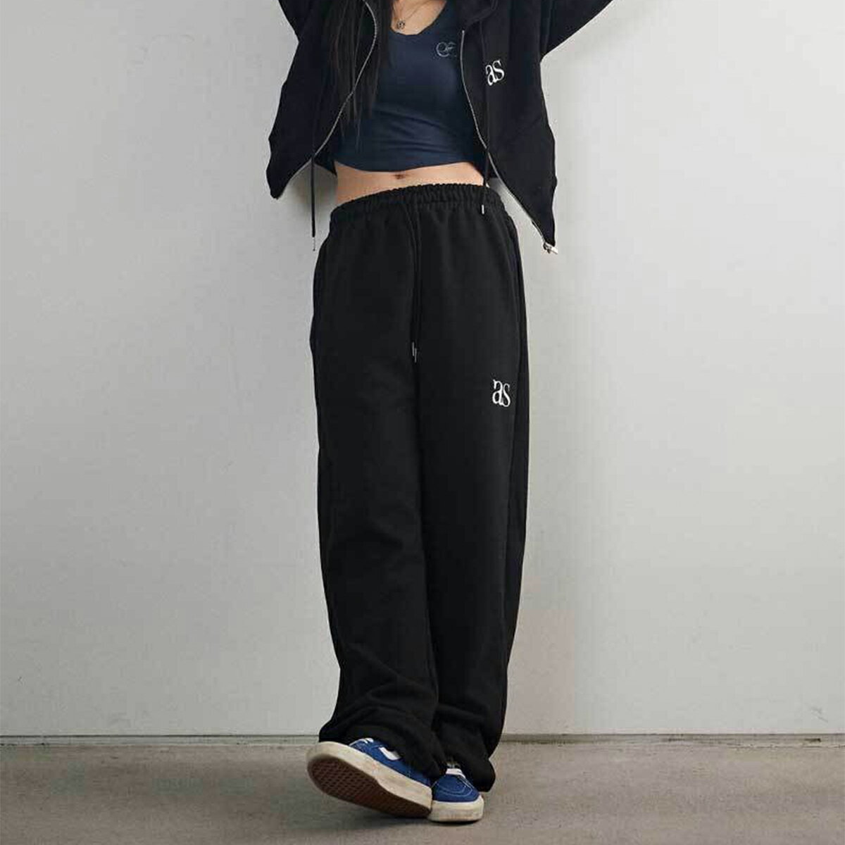 as”on アズオン パンツ ボトムス BASIC TRAINING PANTS スエット レディースファッション 韓国 正規品[衣類] ユ00572