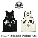 ダルクスポーツ タンクトップ DarcSport ノースリーブ LOYALTY EMBROIDERED SACRIFICE TANK ストリンガー トップス フィジーカー メンズ 筋トレ ジム ウエア 正規品 衣類