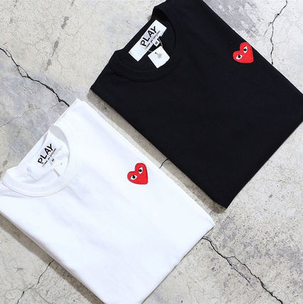 コムデギャルソン Tシャツ メンズ COMME des GARCONS PLAY ハート プレイ ロゴ 正...