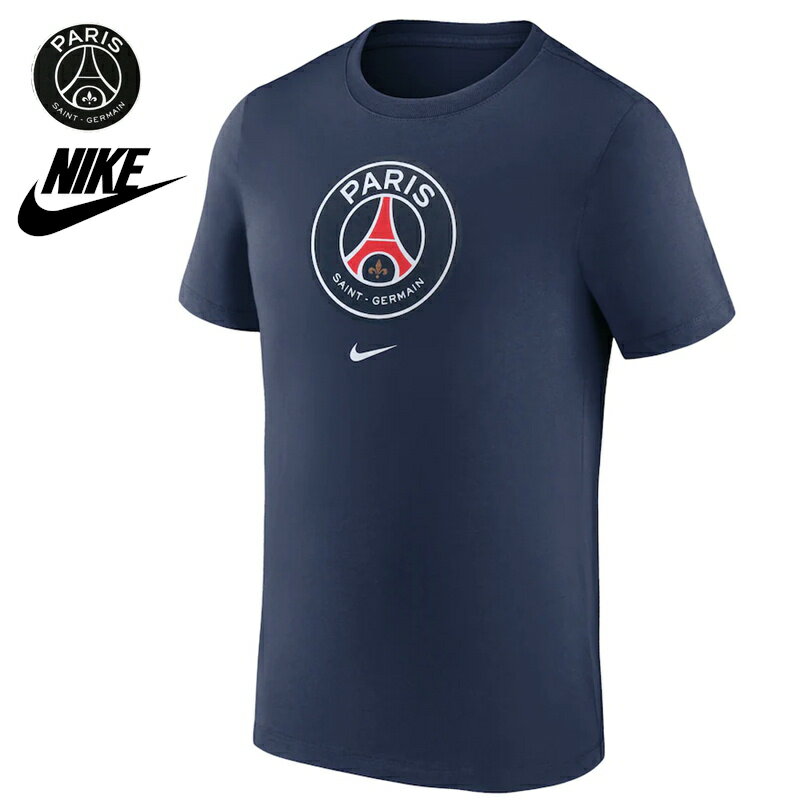 パリサンジェルマン ナイキ コラボ PSG Nike 新作 Tシャツ 半袖 スウッシュ メンズ サッカー Tシャツ ブラック US ユニセックス Jordan ジョーダン 正規品 衣類