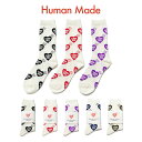 HUMAN MADE 靴下 ヒューマンメイド HEART PATTERN SOCKS ハイソックス アクセサリー ロゴ ハート メンズ レディース ユニセックス 正規品