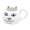 リップンディップ マグカップ RIPNDIP コップ Nermal Face Mug ネコ キッチン 雑貨 おしゃれ アクセサリー ロゴ ネコ 猫 スケーター ストリート メンズ ユニセックス Rip N Dip 衣類