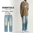 エッセンシャルズ デニム ジーンズ インディゴ 5 Pocket Jean メンズ レディース FOG ESSENTIALS フィアオブゴッド Fear Of God 正規品 2022 Essentials 衣類