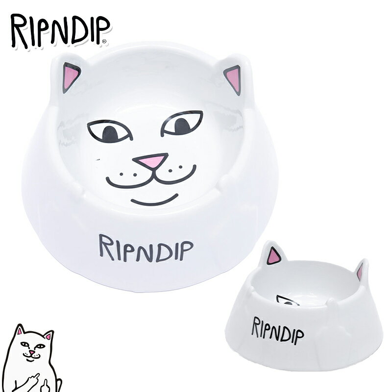 リップンディップ ペット フードボウル RIPNDIP 餌 お皿 Lord Nermal Pet Bowl 犬ドッグ ネコ 猫 スケーター ストリート メンズ ユニセックス Rip N Dip[雑貨]