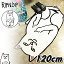 リップンディップ ラグ 絨毯 RIPNDIP ドアマット 120cm ネコ カーペット Lord Nermal 4ft Rug ラグマット アクセサリー スケーター ストリート メンズ ユニセックス RNDNERMRUG4FT