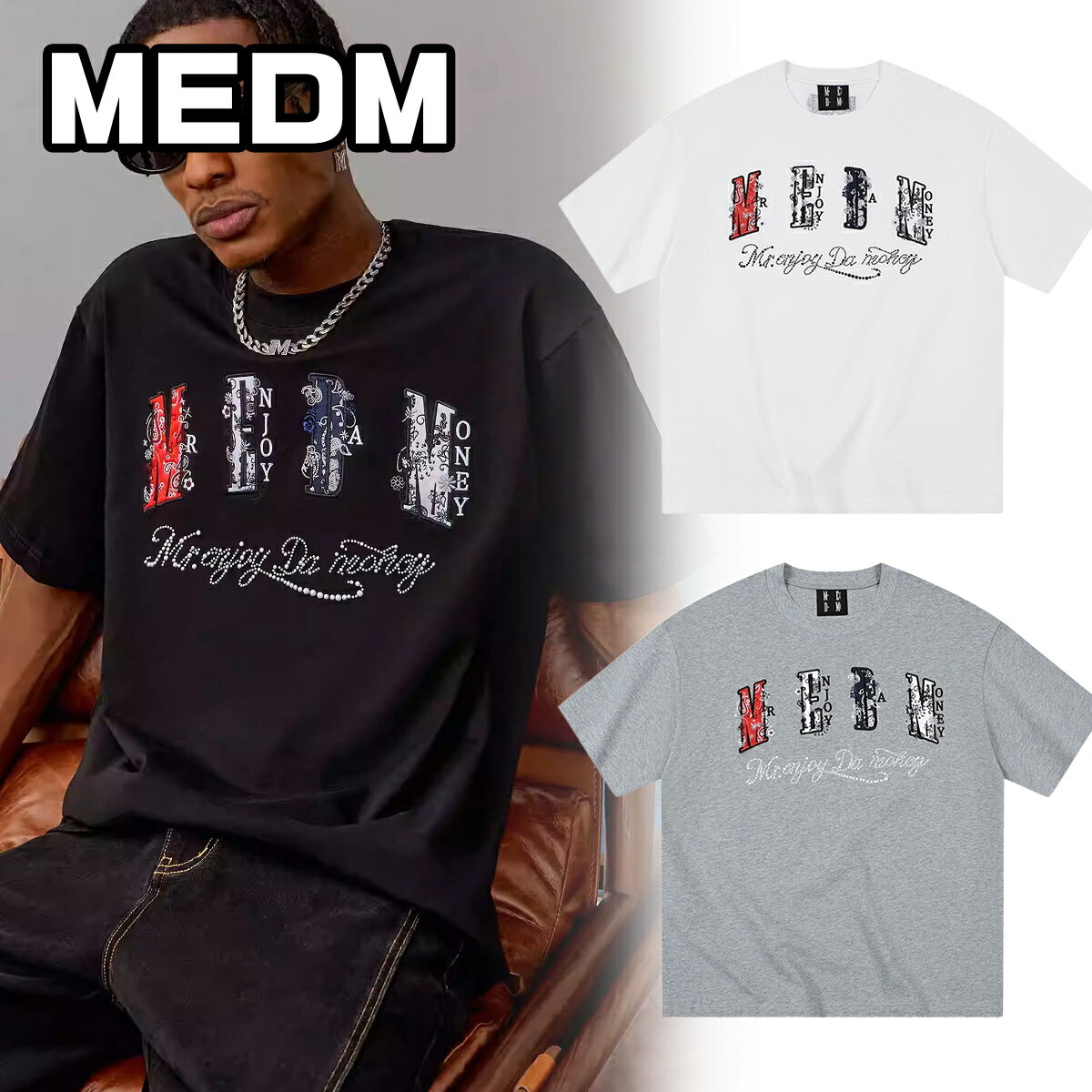 MEDM 半袖Tシャツ ロゴ エンボス 男女兼用 ルーズ ストリート 楽天市場】MENTOR(サイズ(S/M/L)L)(Tシャツ・カットソー
