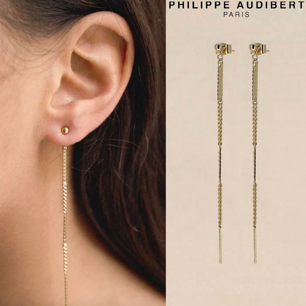 フィリップ オーディベール Philippe Audibert 24K BOUCLES DOREILLES HETA ヘタ ゴールドメタル 2個セット ピアス PhilippeAudibert レディース