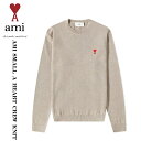 AMI Paris A~ pX g[i[ N[jbg AMI SMALL A HEART CREW KNIT BEIGE vI[o[ XEFbg Y fB[X jZbNX Ki[ߗ]