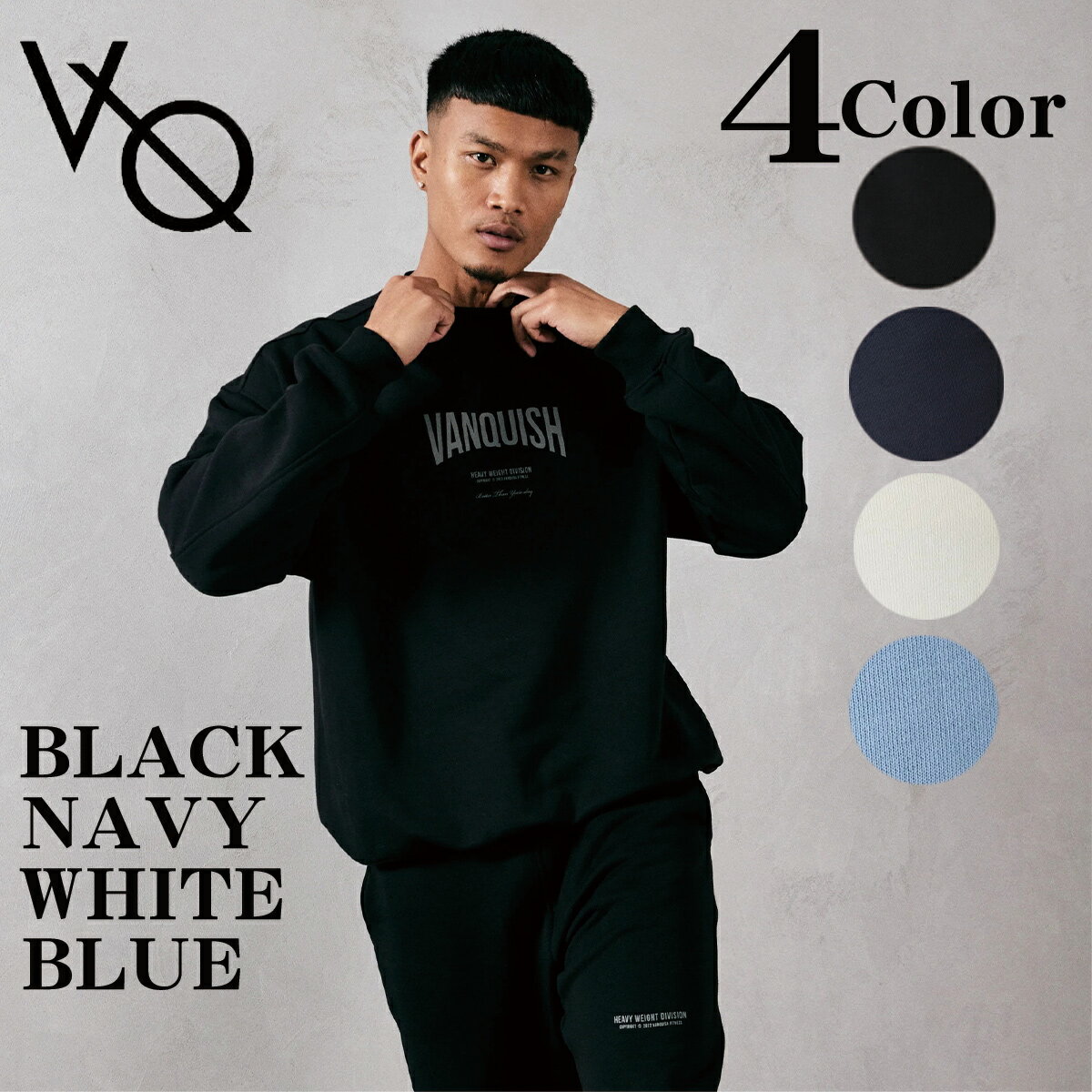 @LbV tBbglX VANQUISH FITNESS g[i[ HEAVYWEIGHT DIVISION OVERSIZED SWEATER XGbg I[o[TCY gbvX Y ؃g W EGA X|[c Ki[ߗ]