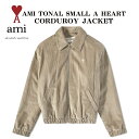 AMI Paris アミ パリス ジップ えり付き ジャケット AMI TONAL SMALL A HEART CORDUROY JACKET フルジップ トッ...