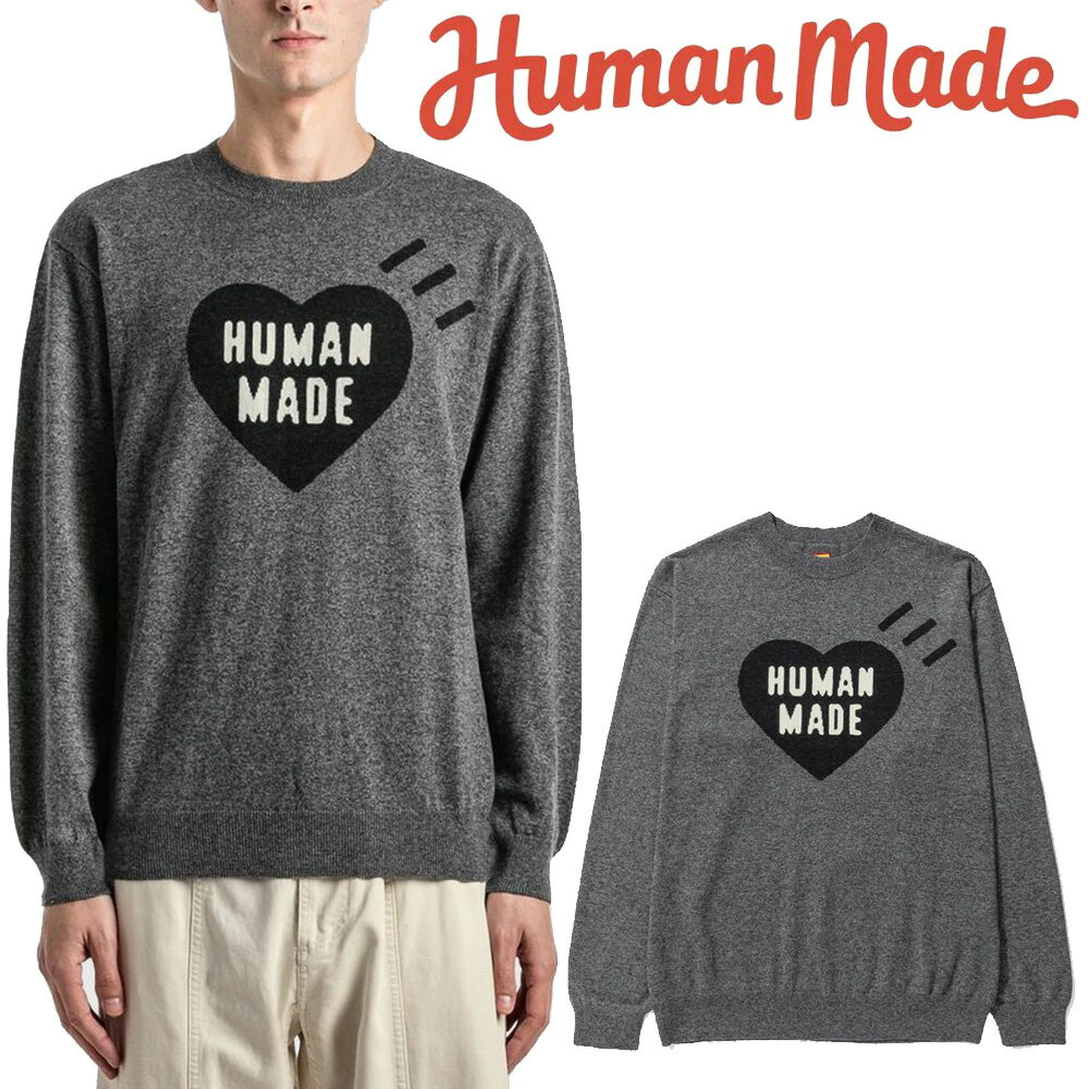 HUMAN MADE jbg q[}Ch HEART KNIT SWEATER  Z[^[ XEFbg n[g S Y fB[X jZbNX Ki[ߗ]