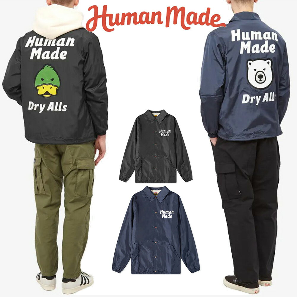 HUMAN MADE ヒューマンメイド HUMAN MADE PRINTED COACH JACKET ロゴ コーチジャケット アウター メンズ レディース ユニセックス 正規品[衣類]