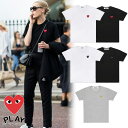 コムデギャルソン Tシャツ 半袖 レディース COMME des GARCONS ハートロゴ カットソー プレイ 正規品 衣類