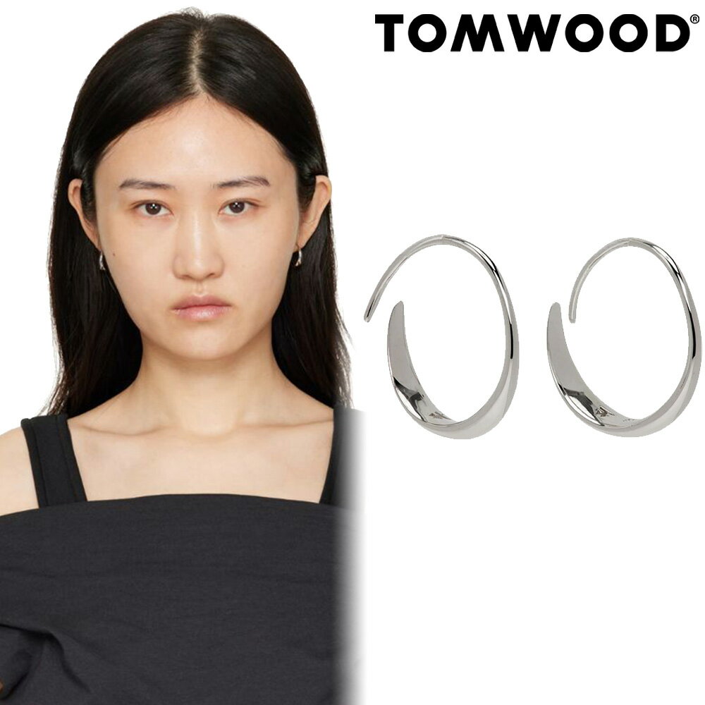 Tom Wood イヤーカフ トムウッド Silver Hoop Ear Cuffs 925 リサイクル スターリングシルバー フープ 2個セット アクサセリー 誕生日 プレゼント ギフト 贈り物 お祝い 人気 TOMWOOD [アクセサリー]