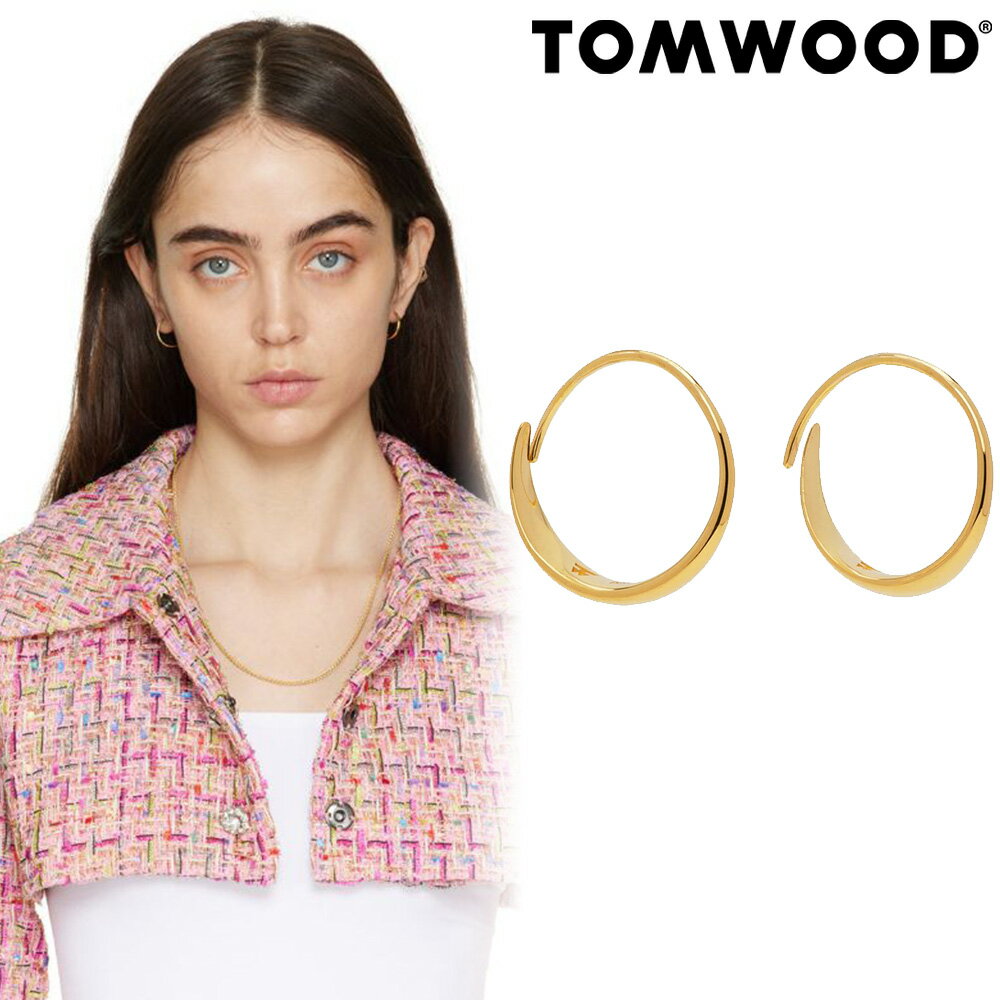 Tom Wood イヤーカフ トムウッド Gold Hoop Ear Cuffs 9K ゴールド 925 リサイクル スターリングシルバー 金 フープ 2個セット アクサセリー 誕生日 プレゼント ギフト 贈り物 お祝い 人気 TOMWOOD [アクセサリー]