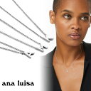 ana luisa アナルイサ ネックレス LETTER NECKLACE シルバー 銀 低刺激性 アクサセリー 誕生日 プレゼント ギフト 贈り物 お祝い パ...