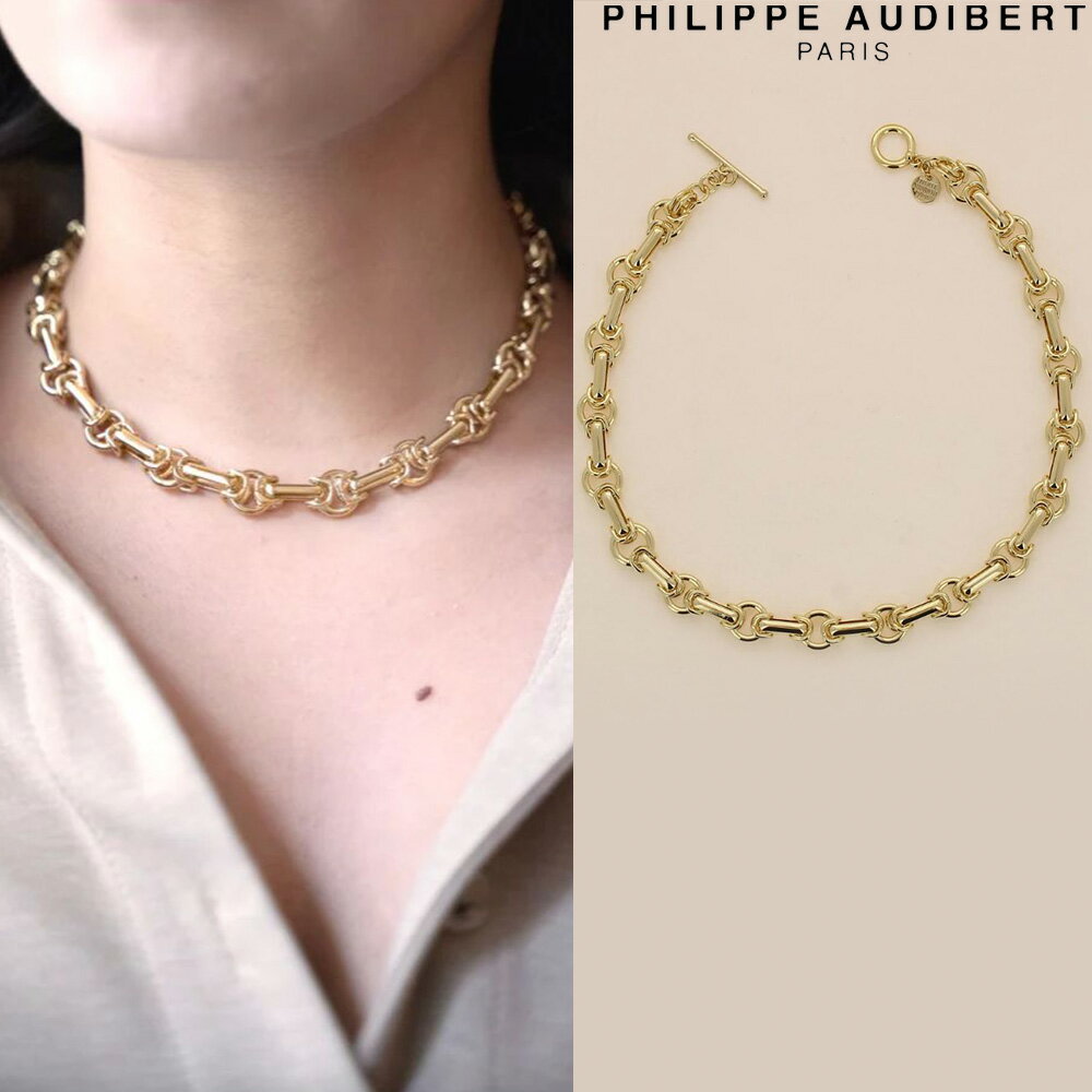フィリップ オーディベール Philippe Audibert 24K COLLIER COURT TALA タラ ネックレス ペンダント ゴールドメタル PhilippeAudibert レディース [アクセサリー]