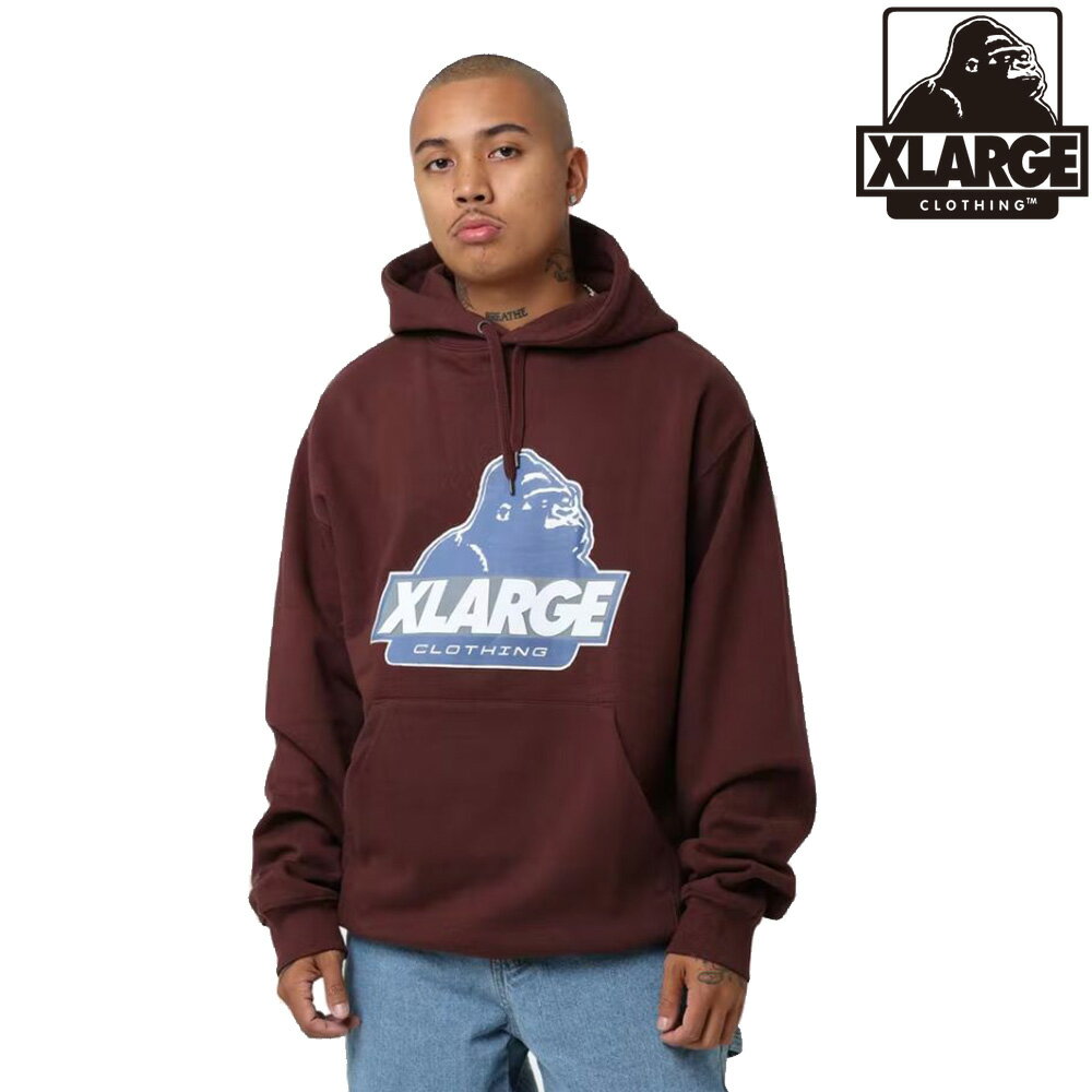 XLARGE ѡ ȥ顼 91 Slanted Logo Hoodie Ĺµ ץ륪С  ȥåץ ȥ꡼ ˥å  []