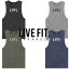 LIVE FIT タンクトップ リブフィット GOTHAM SCOOP NECK VINTAGE TANK 半袖 トップス メンズ 筋トレ ジム ウエア フィジーク スポーツ 正規品[衣類]