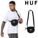 ハフ ショルダーバッグ HUF BUNKER SHOULDER BAG ポーチ サコッシュ 鞄 肩掛け アクセサリー スケーター ストリート系 スケートボード 人気 メンズ 正規品 AC00700 