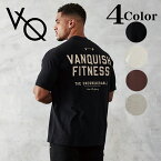 ヴァンキッシュ フィットネス VANQUISH BLACK UNCONQUERABLE OVERSIZED T SHIRT 半袖 Tシャツ メンズ 筋トレ ジム ウエア スポーツ 正規品[衣類]