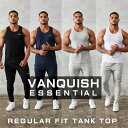 ヴァンキッシュ フィットネス VANQUISH FITNESS タンクトップ レギュラーフィット ESSENTIALシリーズ REGULAR FIT TANK ...