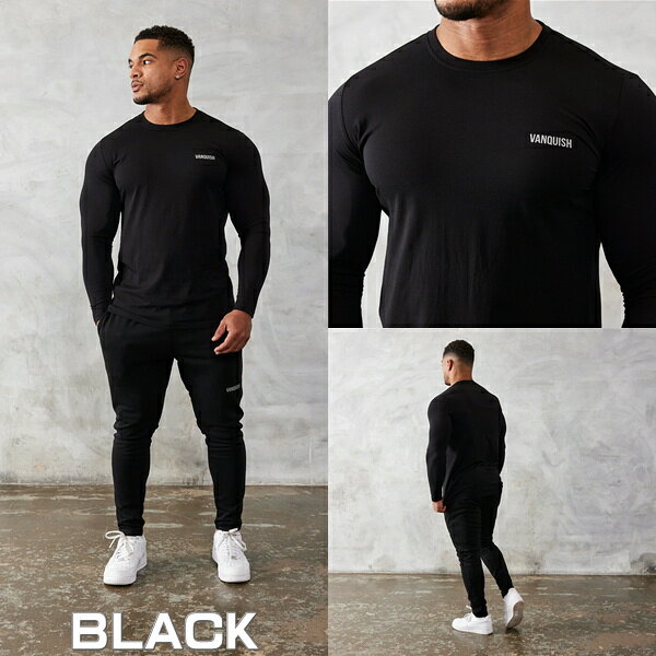 ヴァンキッシュ フィットネス VANQUISH FITNESS 長袖 ロングスリーブ Tシャツ ロンT スリムフィット ESSENTIALシリーズ SLIM FIT LONG SLEEVE T SHIRT メンズ 筋トレ ジム ウエア スポーツ 正規品[衣類] import-ss-shop-10039356 WILLS サンプル画像2