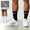 ヴァンキッシュ フィットネス 靴下 ソックス フロントロゴ FRONT LOGO ORGANIC SOCKS オーガニック VANQUISH FITNESS ESSENTIAL シリーズ メンズ 筋トレ ジム ウエア フィジーク スポーツ メンズ レディース ユニセックス 正規品 衣類