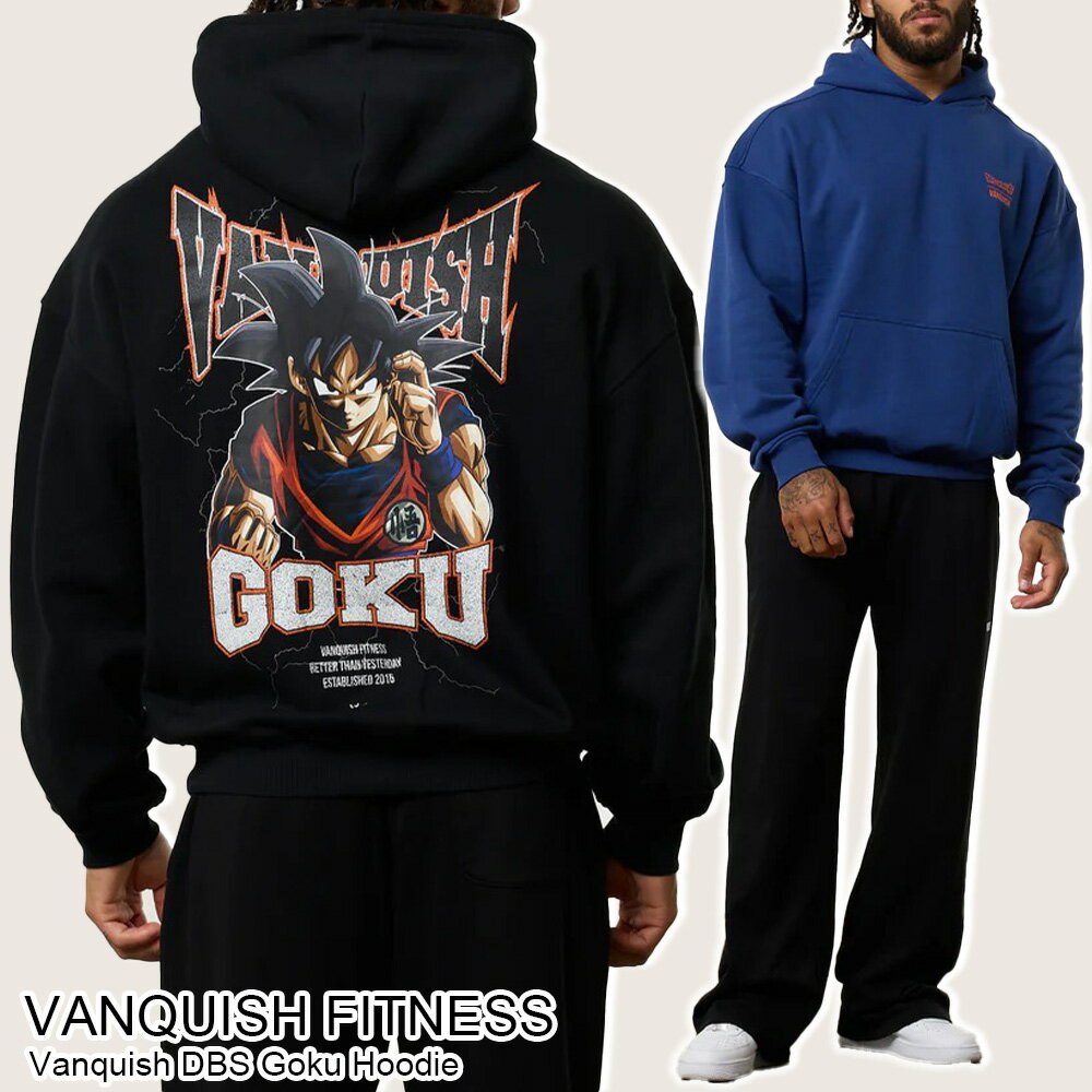 ヴァンキッシュ フィットネス パーカー VANQUISH FITNESS Vanquish DBS Goku Hoodie トップス メンズ ..