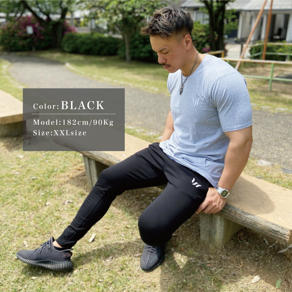 ジョガーパンツ メンズ WILLS FITNESS ウィルズ フィットネス SP JOGGERS スウェットパンツ 筋トレ ジム ウエア スポーツウェア トレーニング LIVE FIT VANQUISH FITNESS おしゃれ スリム サイドライン ジャージ パンツ ラインパンツ テーパードパンツ 細身 夏服