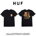 ハフ Tシャツ 半袖 HUF GALAXYWIDE T-SHIRT ブラック トップス スケーター ストリート系 スケートボード 人気 メンズ 正規品 コムドット TS01968 衣類