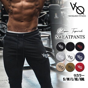 ヴァンキッシュ フィットネス VANQUISH FITNESS ECLIPSE TAPERED SWEATPANTS ジップ テーパード スウェットパンツ ジョガー パンツ ブラック ネイビー グレー カーキ メンズ