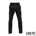 リブフィット LIVE FIT ACTIVE PANTS - BLACK ブラック ジョガーパンツ スウェット メンズ 筋トレ ジム ウエア スポーツウェア 正規品 衣類