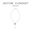 ジュスティーヌクランケ Justine Clenquet Mel necklace メル ネックレス チョーカー パラジウム ゴールド スワロフスキークリスタル...