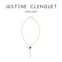 ジュスティーヌクランケ Justine Clenquet Mel necklace メル ネックレス チョーカー パラジウム ゴールド スワロフスキークリスタル レディース アクセサリー