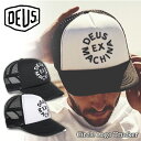 DeusExMachina デウスエクスマキナ Circle Logo Trucker Black White サークル ロゴ トラッカー ブラック ホワイト メッシュキャップ Deus Ex Machina 帽子