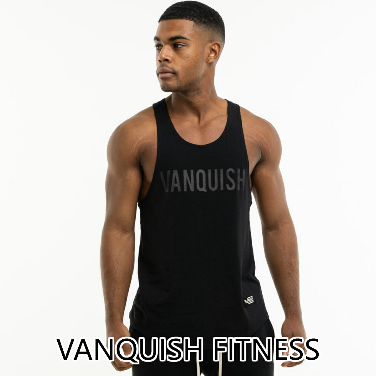 @LbV tBbglX VANQUISH FITNESS WARM UP PROJECT BLACKOUT TANK TOP ubN m[X[u ^Ngbv gbvX Y ؃g W EGA X|[c Ki[ߗ]