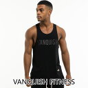 ヴァンキッシュ フィットネス VANQUISH FITNESS WARM UP PROJECT BLACKOUT TANK TOP ブラック ノースリーブ タンクトップ トップス メンズ 筋トレ ジム ウエア スポーツ 正規品 衣類