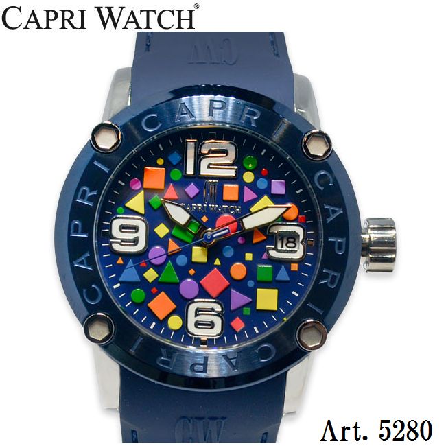 CAPRI WATCH カプリウォッチ Funky Blue 5280 CAPRIWATCH 腕時計 メンズ 時計 ウォッチ プレゼント 贈り物 新生活 記念日 ギフト フォ..