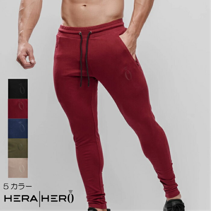 ヘラヒーロー HERA x HERO DLUXX JOGGERS ジョガーパンツ スウェット スエットパンツ メンズ ジムウェア スポーツウェア 重ね 大きいサ..