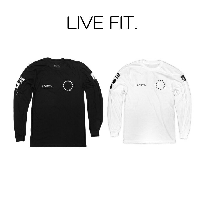 リブフィット LIVE FIT Athlete Long Sleeve 長袖 Tシャツ ロンT メンズ 筋トレ ジム ウエア スポーツウェア 正規品 衣類