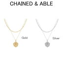 チェーンドアンドエイブル Chained & Able ST CHRISTOPHER MINI DETAIL MEDALLION FIGARO LAYER PACK ネックレス メンズ ペア プレゼント ギフト シンプルasos アクセサリー 