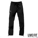 リブフィット LIVE FIT HYBRID ACTIVE PANTS ブラック ジョガー パンツ メンズ 筋トレ ジム ウエア スポーツウェア 正規品 衣類