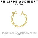 フィリップ オーディベール フィリップ オーディベール Philippe Audibert BRACELET CHAINE A MAILLES RECTANGULAIRES DORE PERAN ペラン ゴールド PhilippeAudibert レディース[アクセサリー]