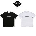 ティーシーエスエス TCSS Tシャツ TE2005 INSTITUTE TEE BLACK WHITE ブラック ホワイト 半袖 ロゴ ポケット メンズ THE CRITICAL SLIDE