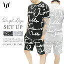 セットアップ メンズ WILLS FITNESS ウィルズ フィットネス 上下セット set up Tshirt Tシャツ Shorts ショートパンツ ハーフパンツ オールプリント script スクリプト スウェット 筋トレ ジム スポーツ ウエア トレーニング LIVE FIT VANQUISH FITNESS 衣類