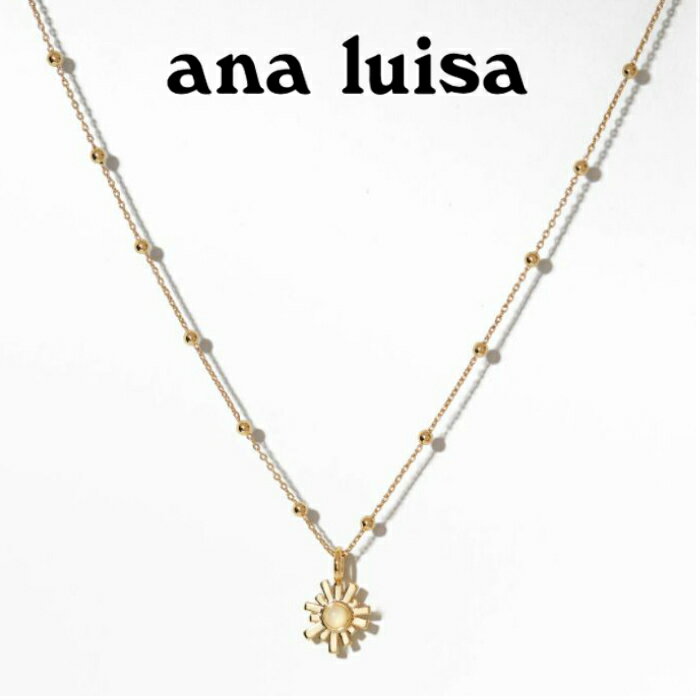 ana luisa アナルイサ ネックレス 14K REBECCAゴールド 金 天然石 ムーンストーン 低刺激性 アクサセリー 誕生日 プレゼント ギフト 贈り物 お祝い パーティー 結婚式 二次会 人気 ホワイトデー [アクセサリー]